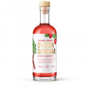 Svensk Sommar Jordgubb & Rabarber Aperitif